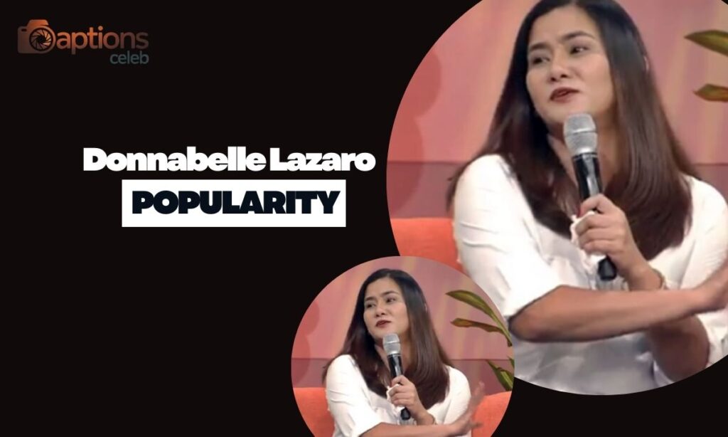 Donnabelle Lazaro Popularity